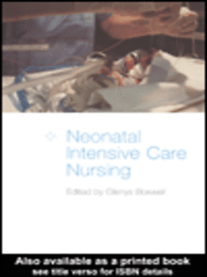 cover image of Neonatal Intensive Care Nursing